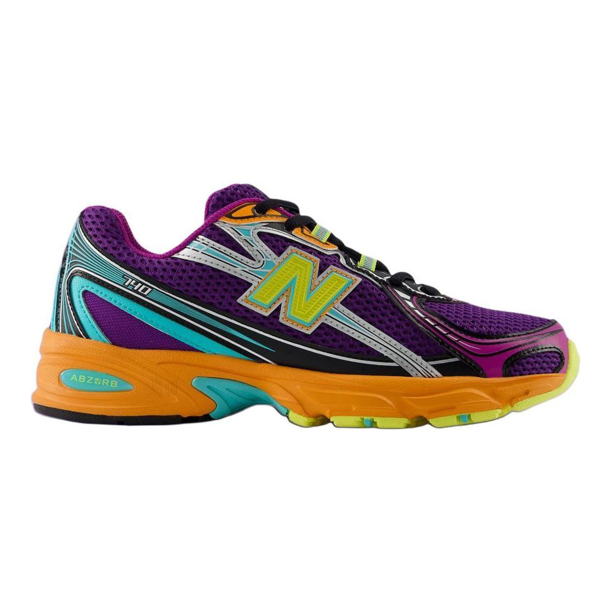 New Balance 740v2 Concord Multi Unisex Mesh Running Shoes – Purple/Orange/Teal