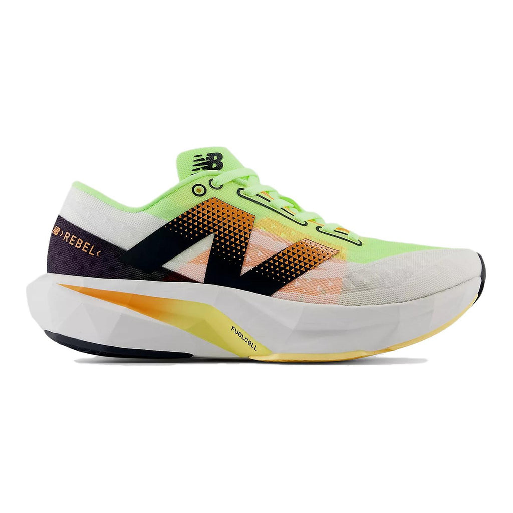 New Balance FuelCell Rebel v4 Unisex Lightweight Running Shoes – Lime/Peach