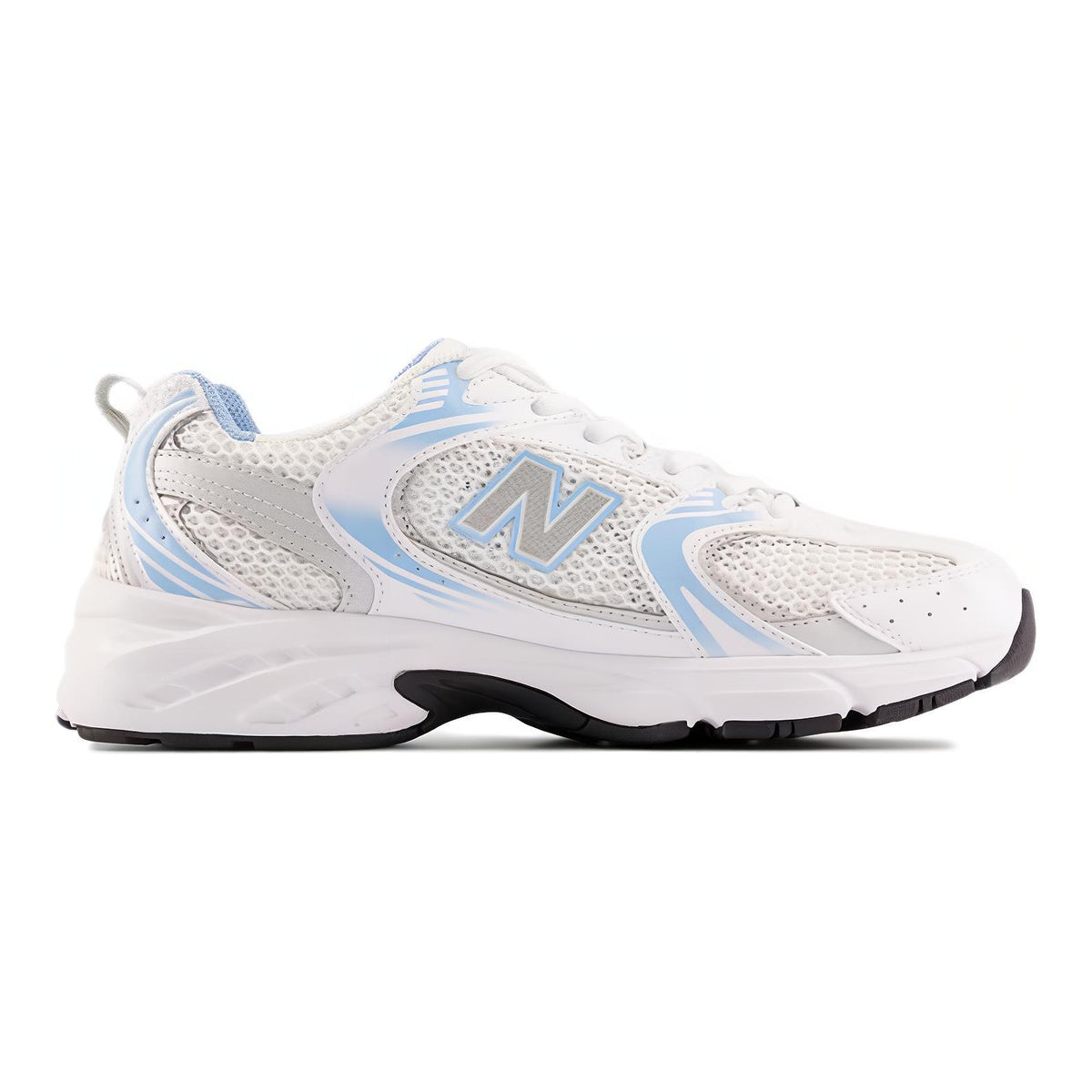New Balance 530 Unisex Breathable Low-Top Running Shoes – White/Blue
