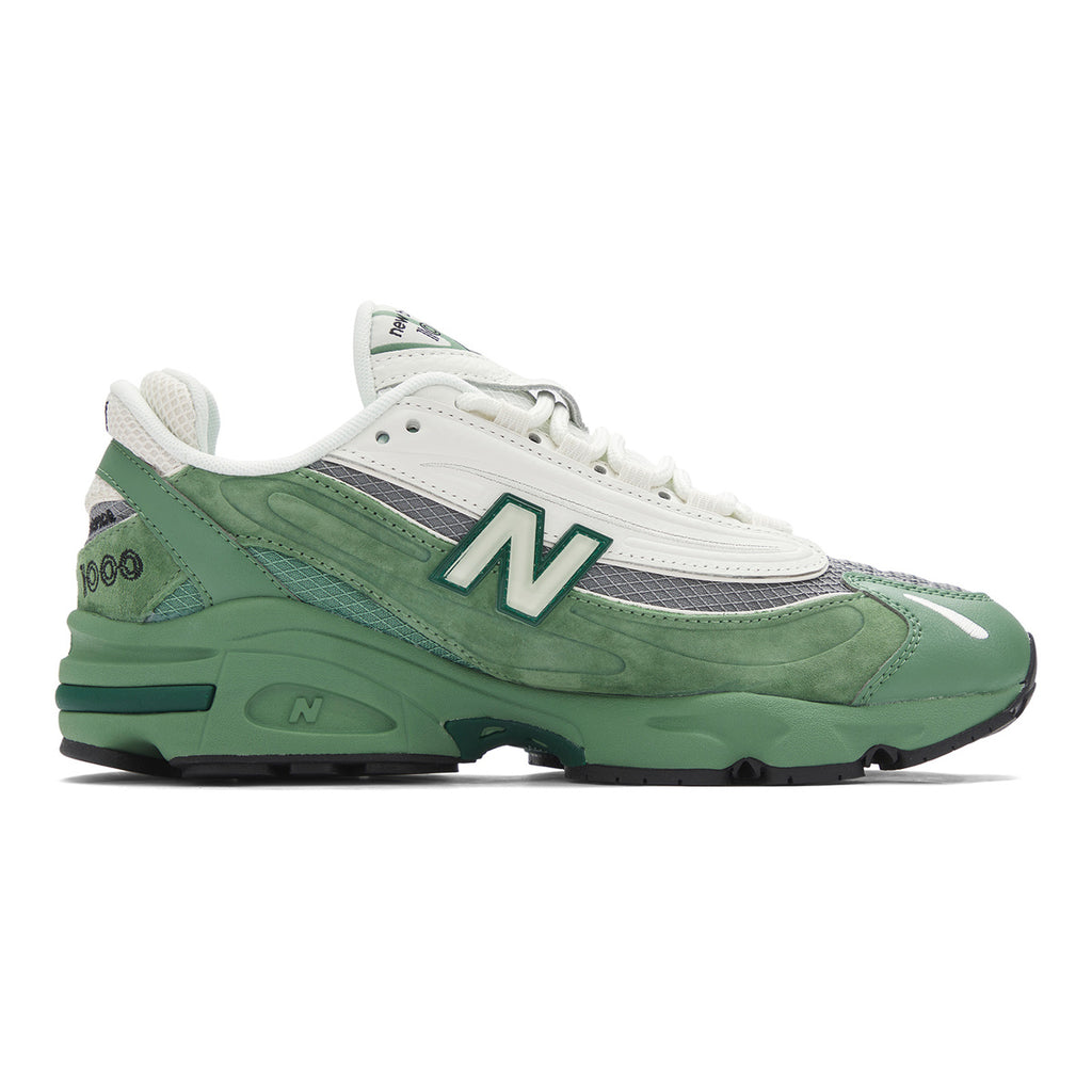 New Balance 1000 Unisex Running Shoes - Green/White