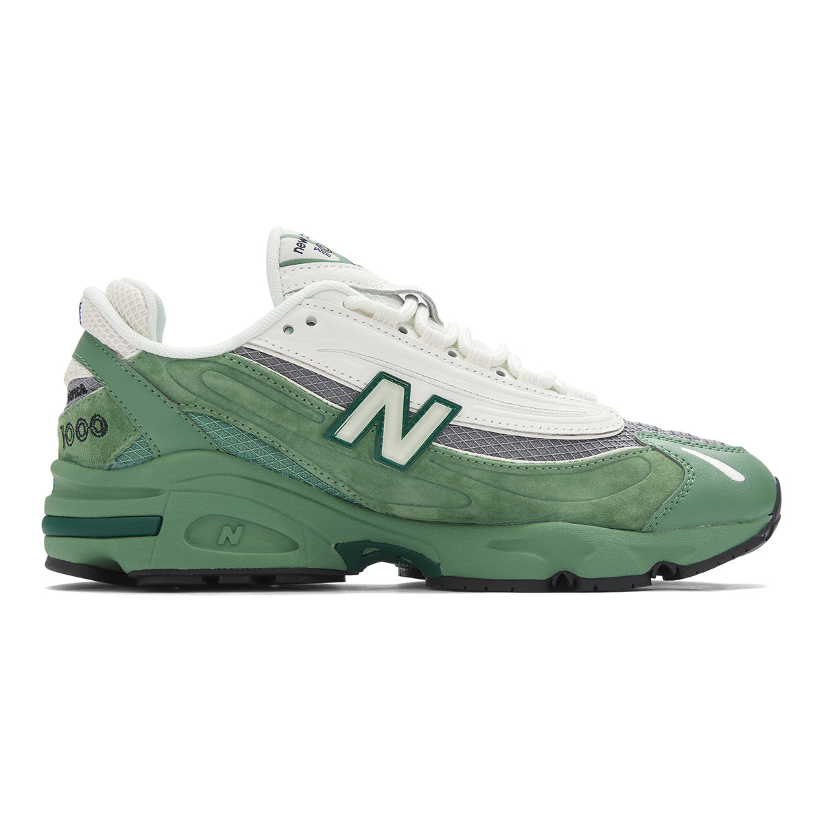 New Balance 1000 Unisex Running Shoes - Green/White