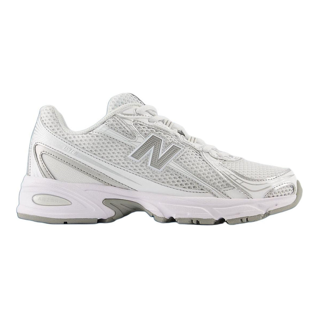 New Balance 740 Unisex Mesh Running Shoes – Triple White/Grey