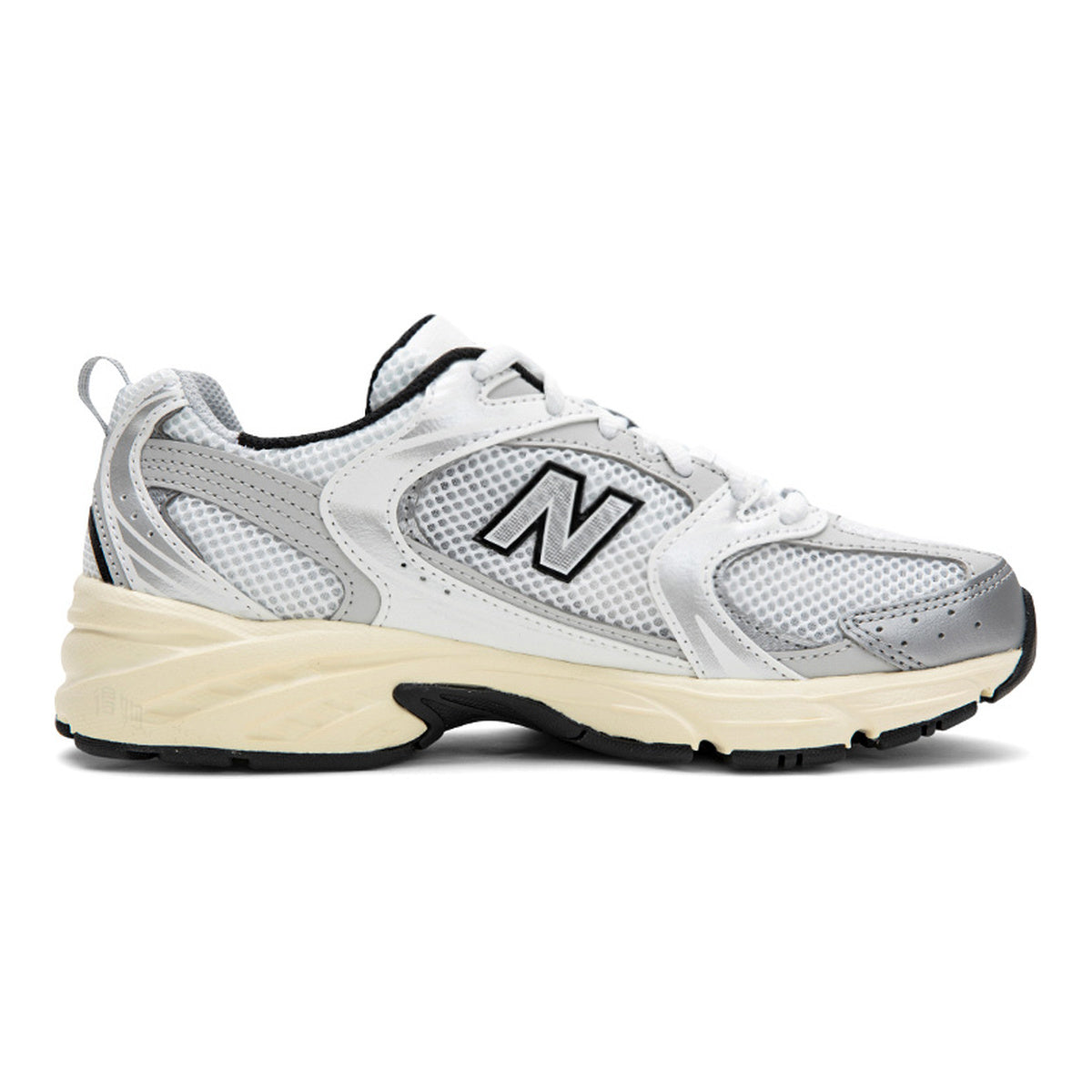 New Balance 530 Unisex Breathable Mesh Lifestyle Sneakers – Silver/Black