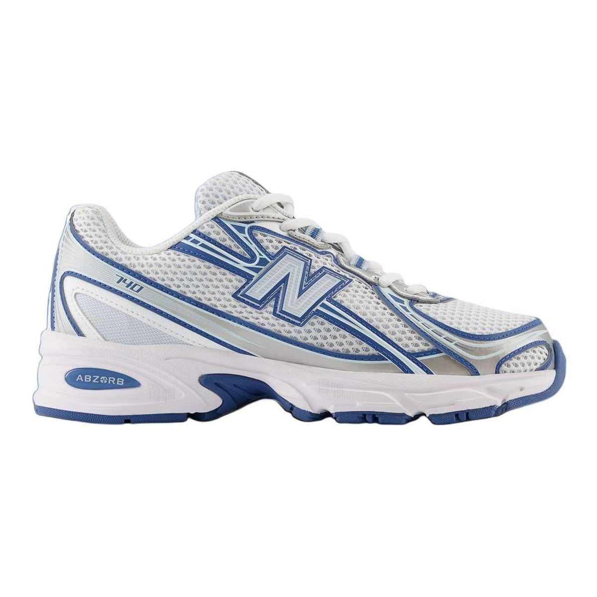 New Balance 740 Ice Blue Unisex Mesh Running Shoes – White/Royal Blue
