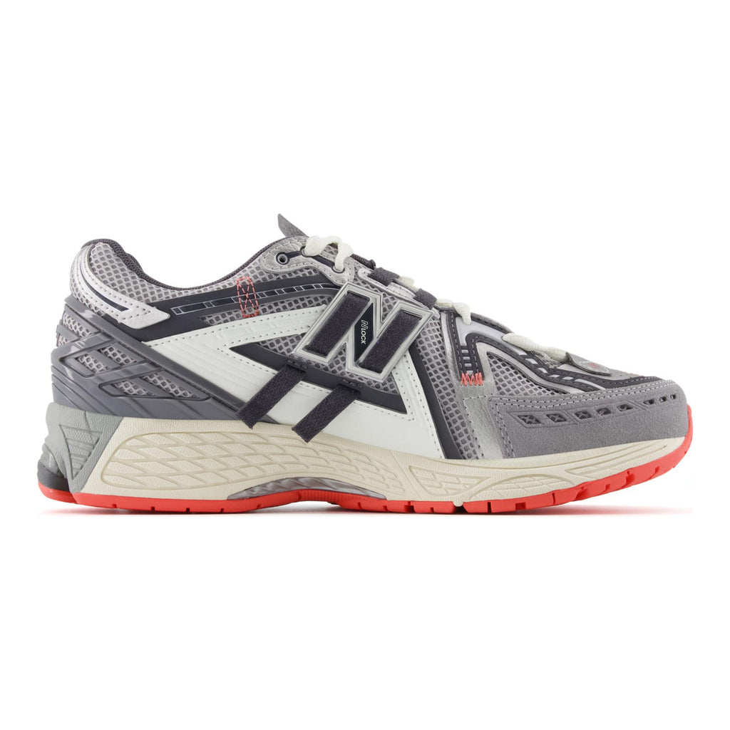 New Balance 1906A Unisex Mesh Lifestyle Running Sneakers – Grey/White/Red