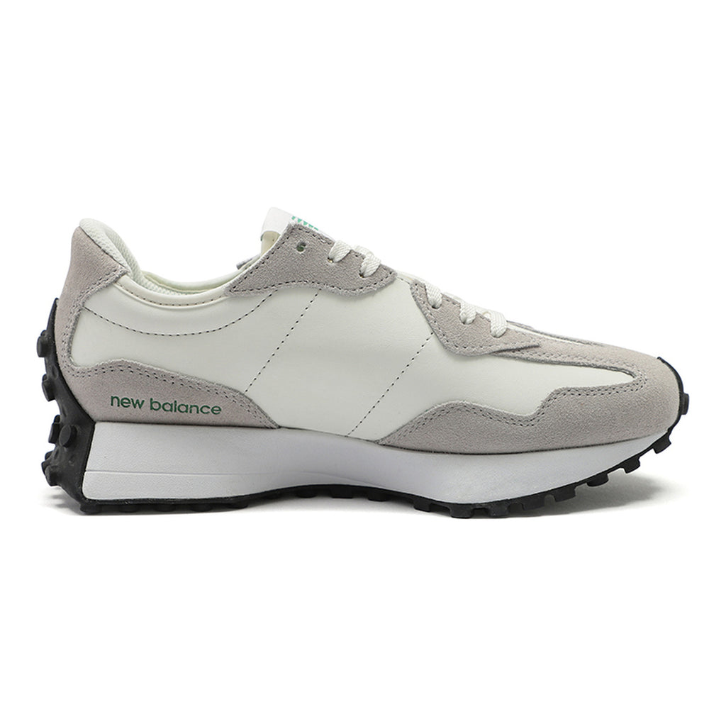 New Balance 327 Unisex Suede Lifestyle Sneakers – White/Green