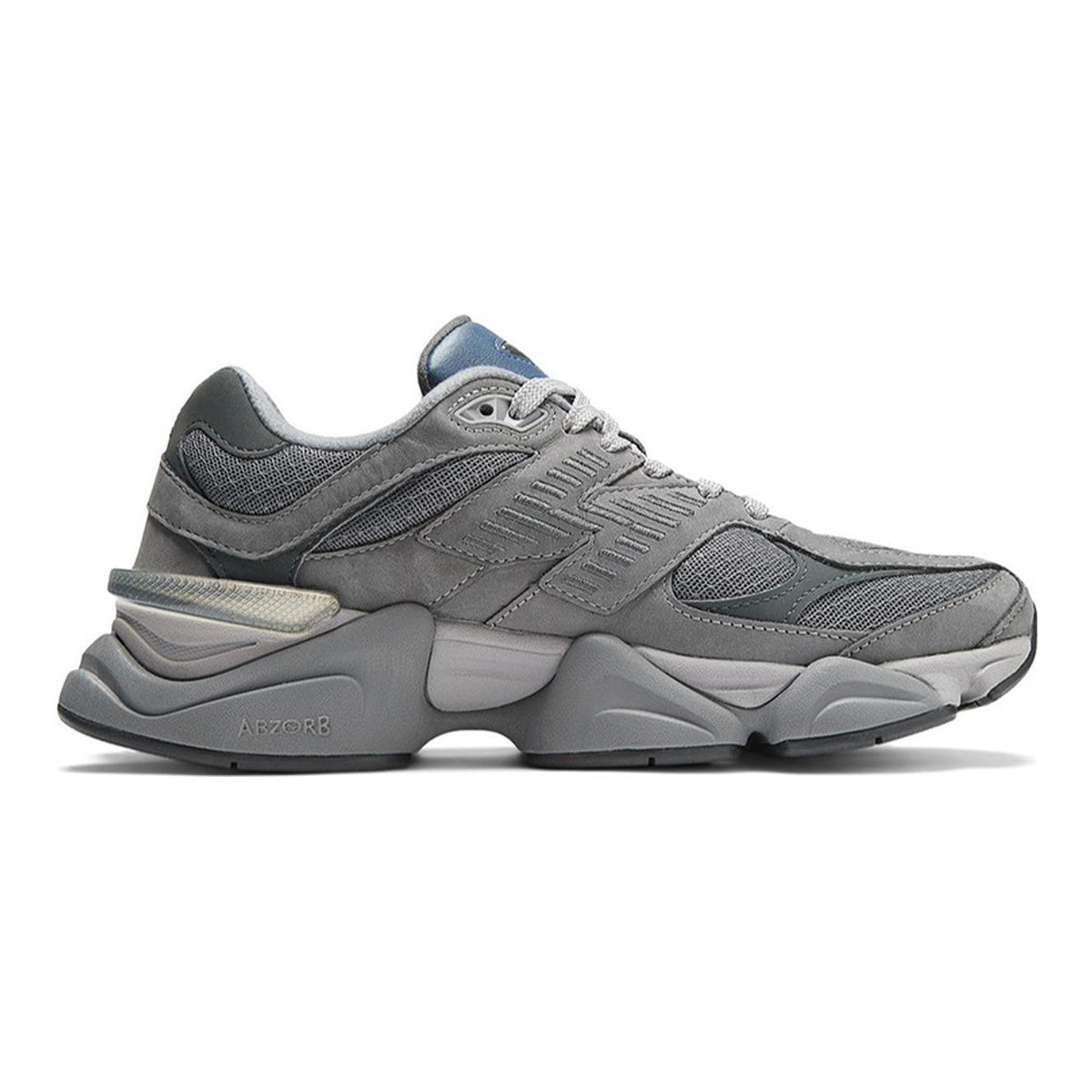 New Balance 9060 Unisex Chunky Suede Lifestyle Sneakers – Charcoal/Navy