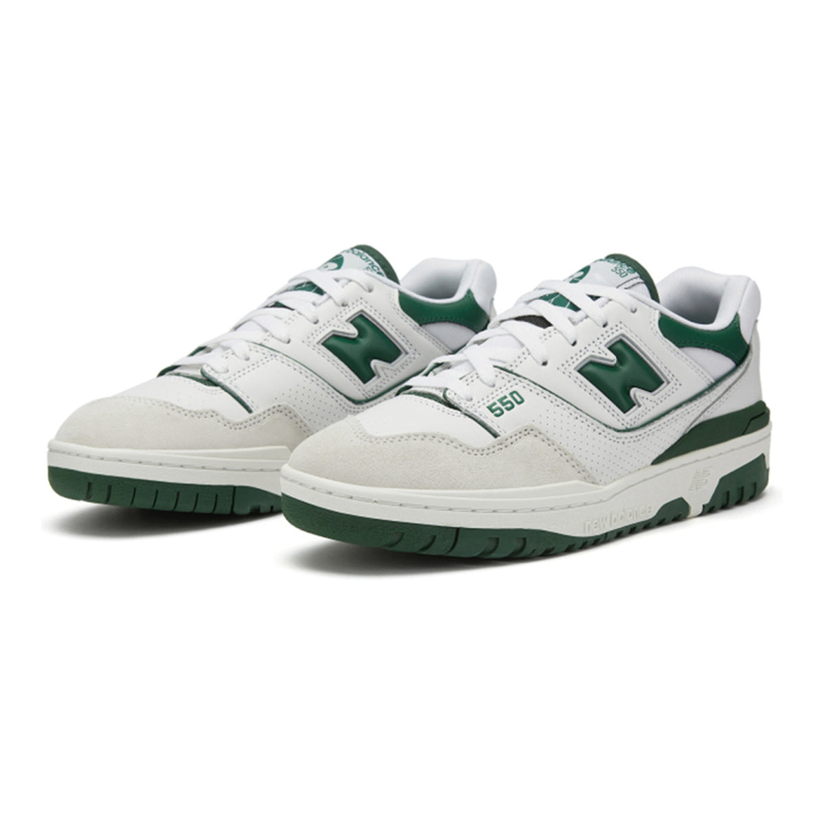 New Balance 550 Premium Pack Unisex Basketball Shoes - White/Green