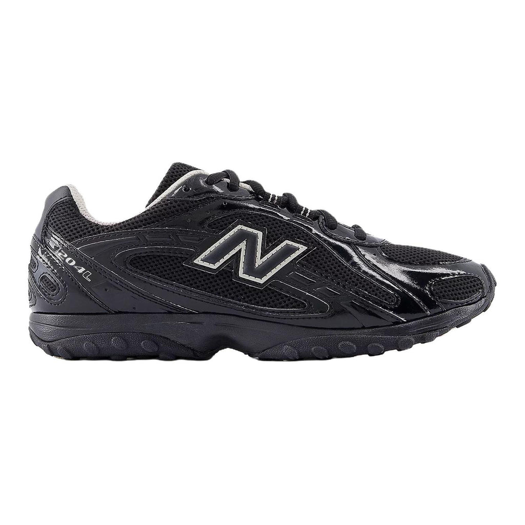 New Balance 204L Unisex Mesh Lifestyle Sneakers – Triple Black/Silver