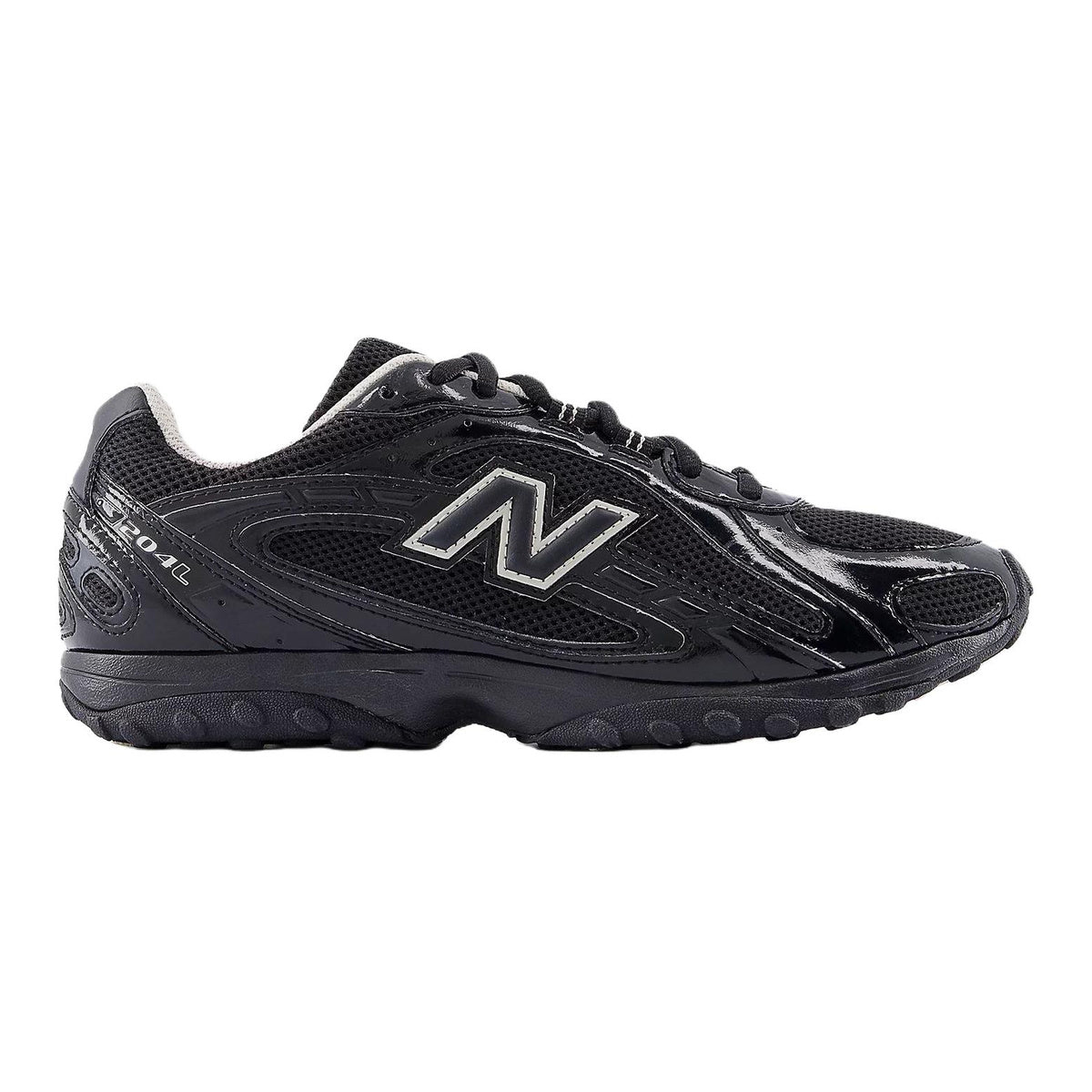 New Balance 204L Unisex Mesh Lifestyle Sneakers – Triple Black/Silver