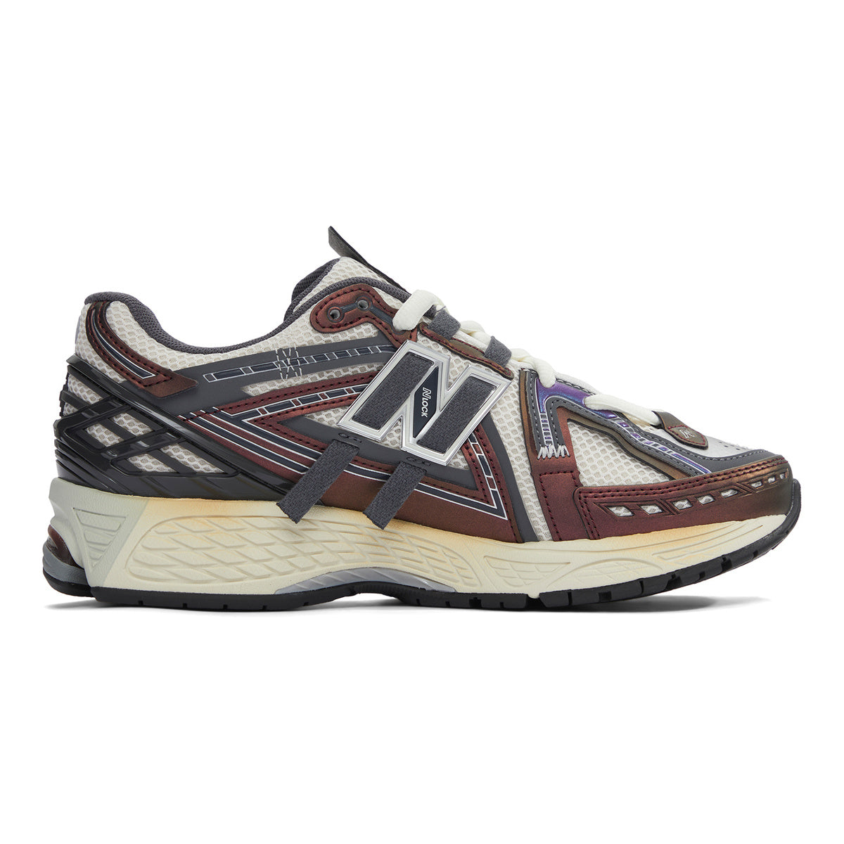 New Balance 1906A Unisex Mesh Lifestyle Running Sneakers – White/Brown