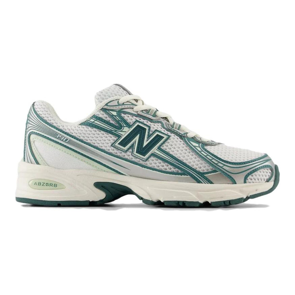 New Balance 740 GR2 Unisex Mesh Running Shoes – White/Pine Green
