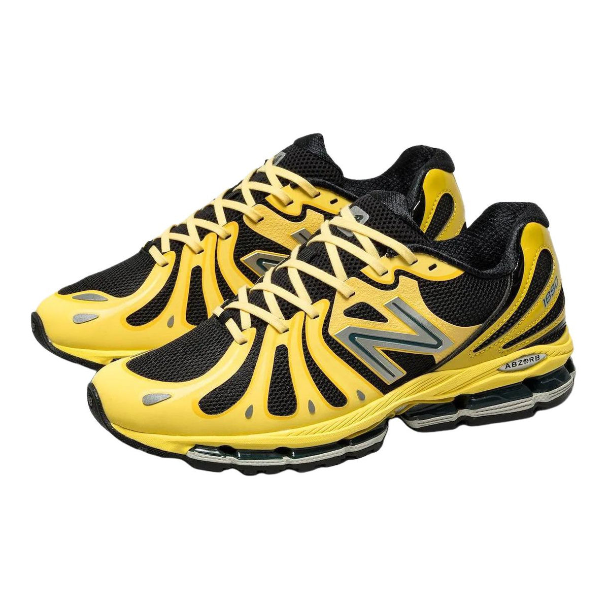 New Balance 1890 Unisex Mesh Lifestyle Running Sneakers – Lemon Yellow/Black