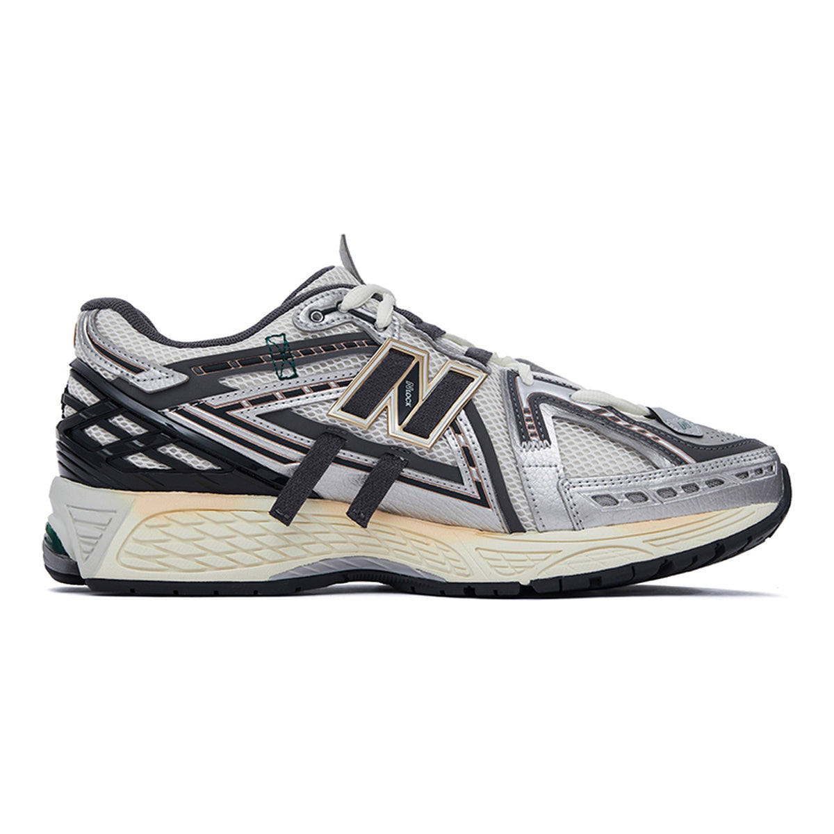 New Balance 1906A Unisex Mesh Lifestyle Running Sneakers – Silver/Black