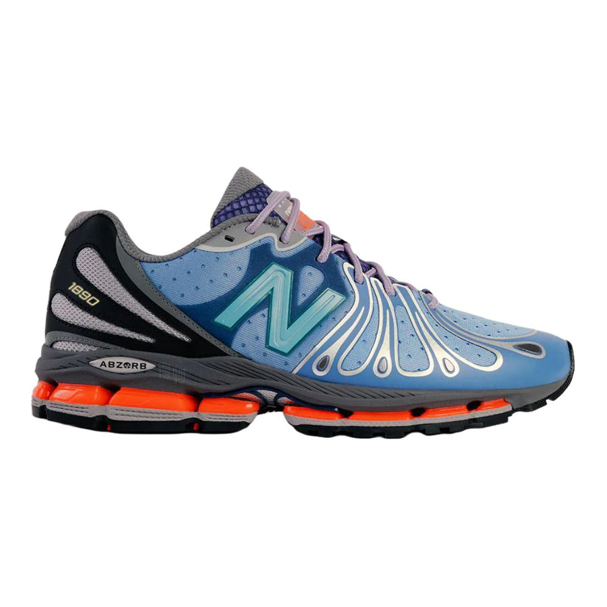 Action Bronson x New Balance 1890 Cyborg Tears Unisex Lifestyle Running Sneakers – Blue/Orange
