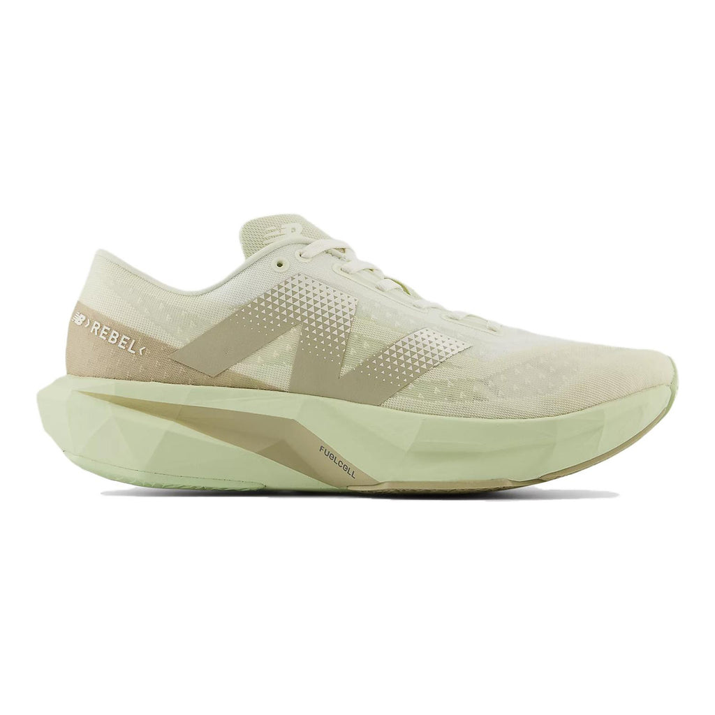 New Balance FuelCell Rebel v4 Unisex Lightweight Running Shoes – Sea Salt/Pistachio
