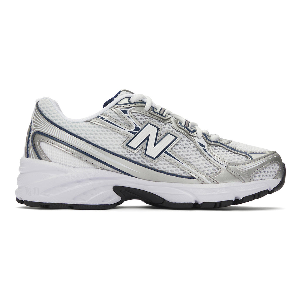 New Balance 740v2 Unisex Mesh Running Shoes – White/Silver/Navy