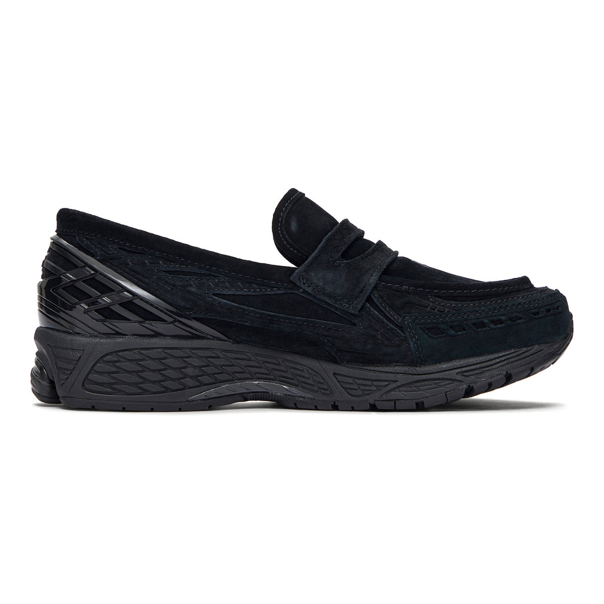 New Balance 1906L Unisex Suede Loafers - Black