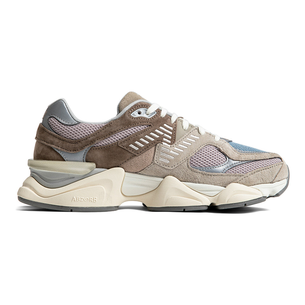 New Balance 9060 Unisex Chunky Suede Lifestyle Sneakers – Brown/Blue