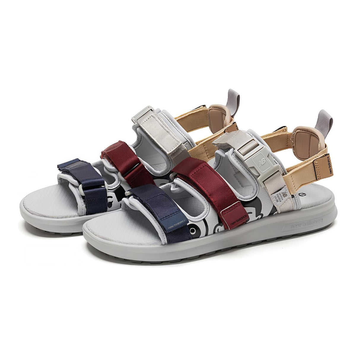 Noritake x New Balance 750 Unisex Sandals - Light Grey/Multi