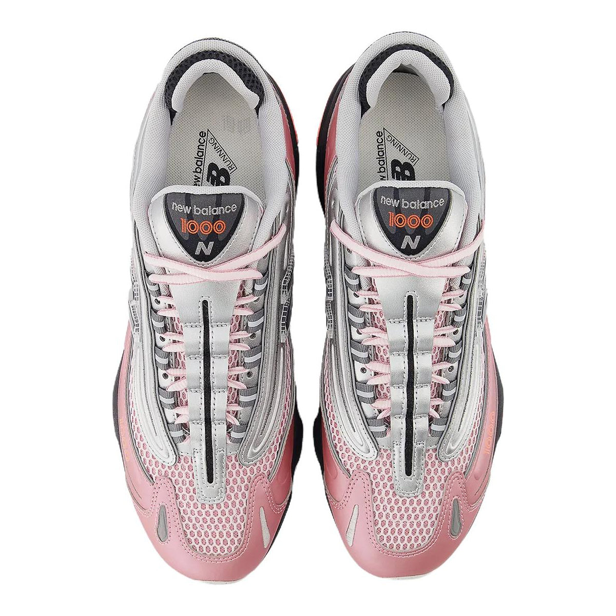 New Balance 1000 Unisex Leather Lifestyle Sneakers – Rose Pink/Silver/Coral