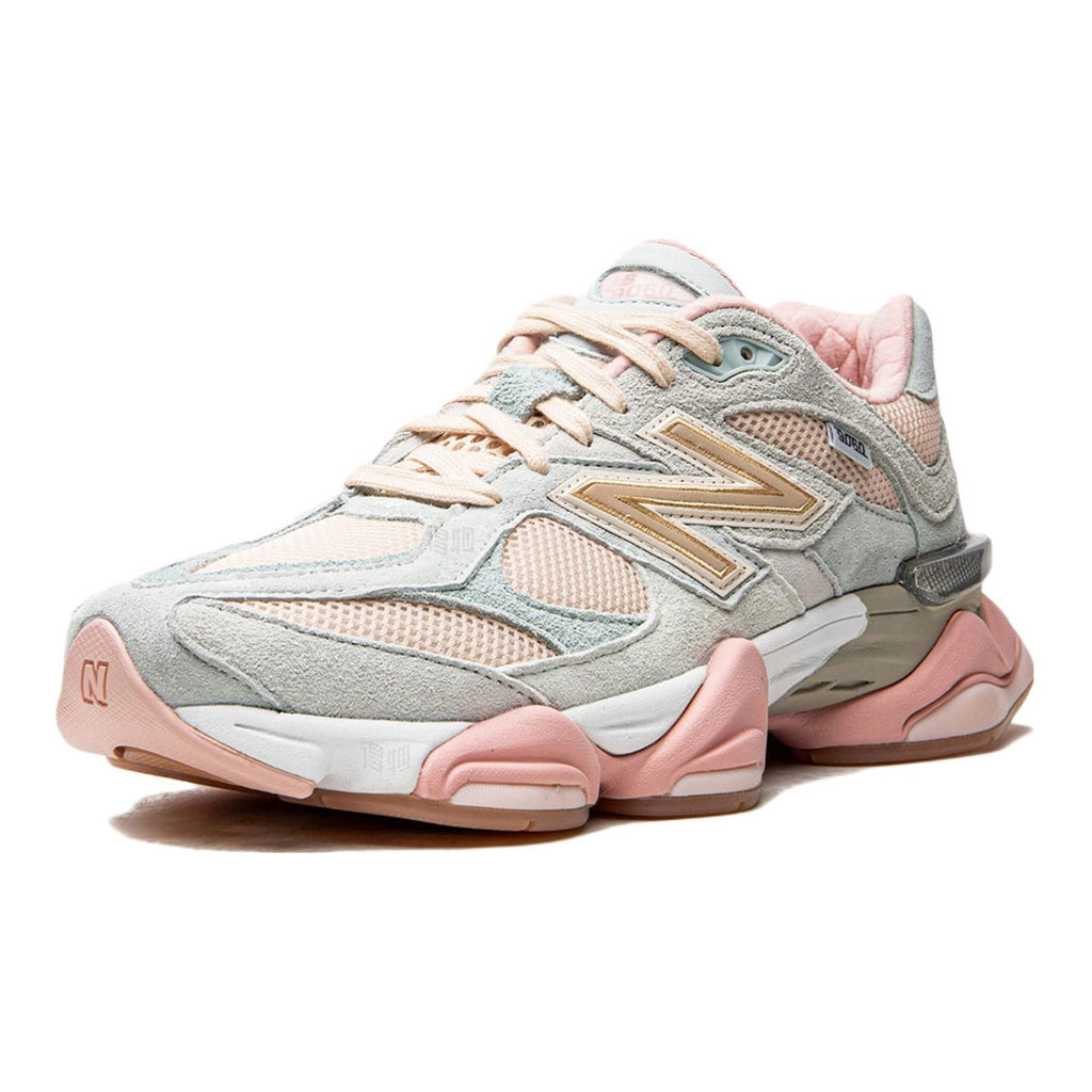 Joe Freshgoods x New Balance 9060 Unisex Chunky Lifestyle Sneakers – Grey/Pink