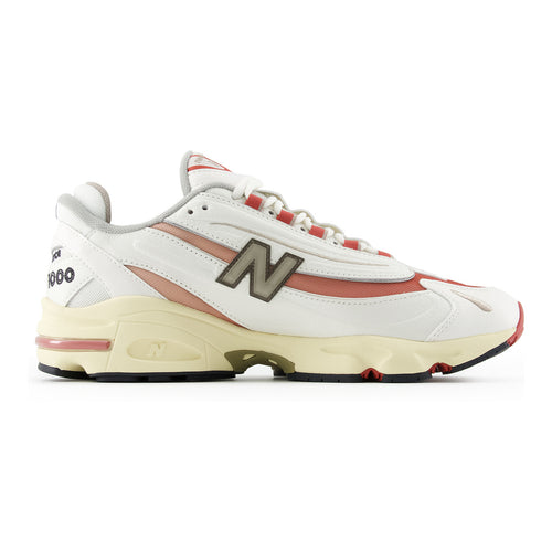 New Balance 1000 Unisex Leather Lifestyle Sneakers – Sea Salt/Brick/Clay