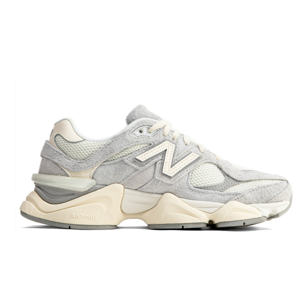 New Balance 9060 Unisex Chunky Suede Lifestyle Sneakers – Grey/White