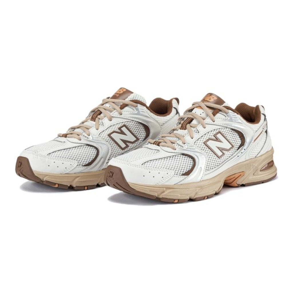 New Balance x niko and ... 530 Unisex Lifestyle Sneakers – White/Brown