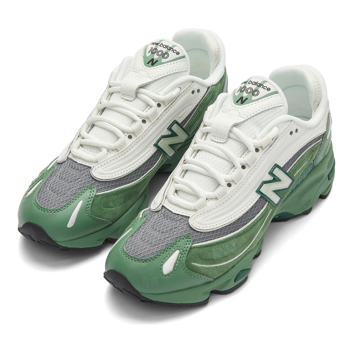 New Balance 1000 Unisex Running Shoes - Green/White