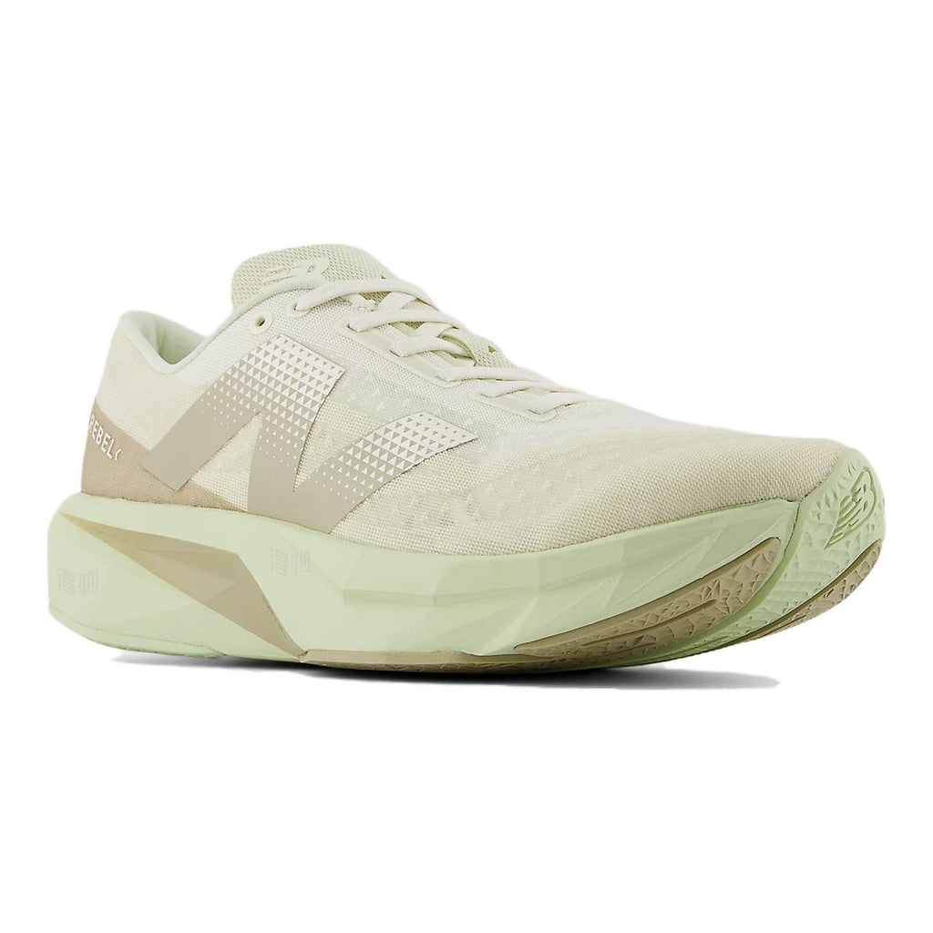 New Balance FuelCell Rebel v4 Unisex Lightweight Running Shoes – Sea Salt/Pistachio