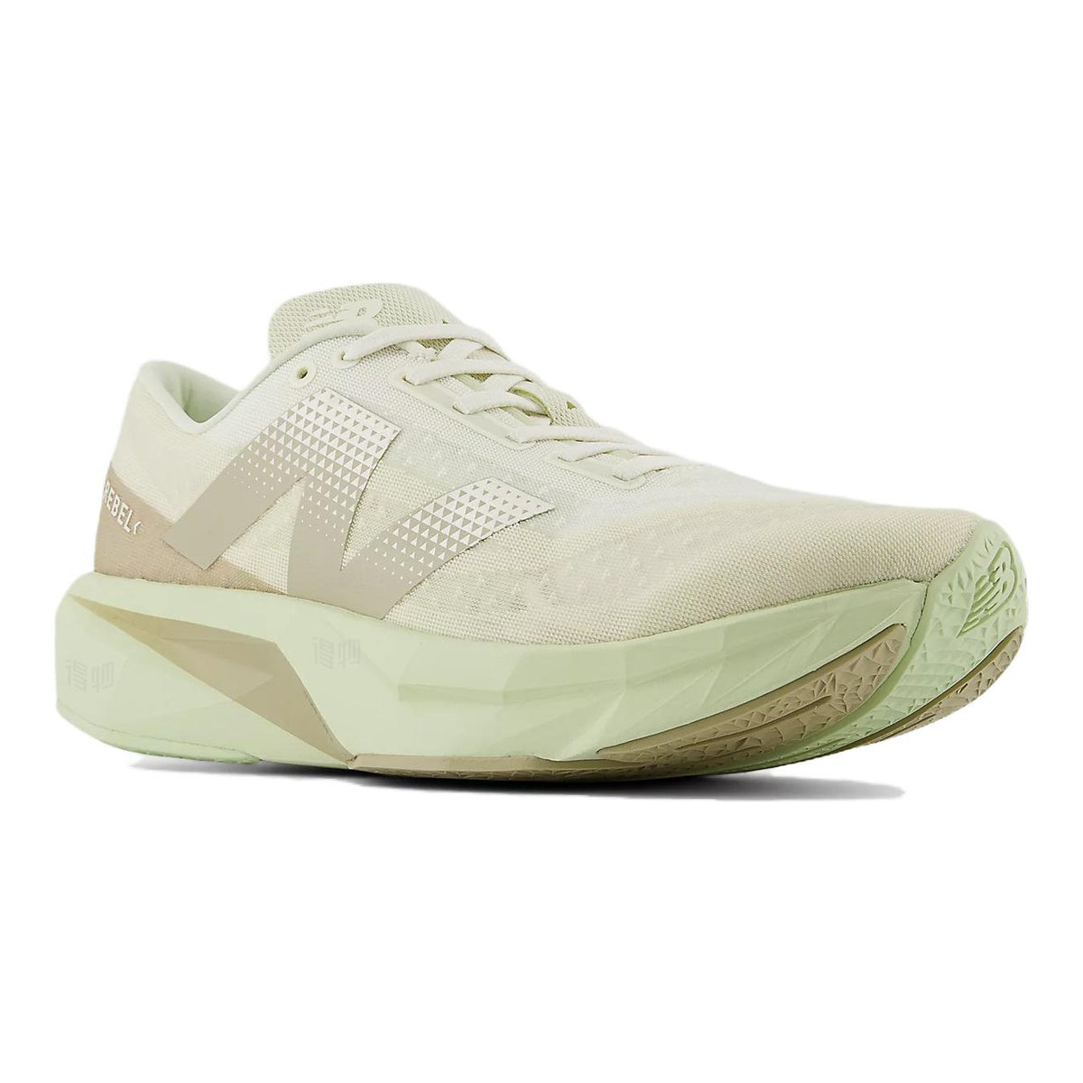 New Balance FuelCell Rebel v4 Unisex Lightweight Running Shoes – Sea Salt/Pistachio
