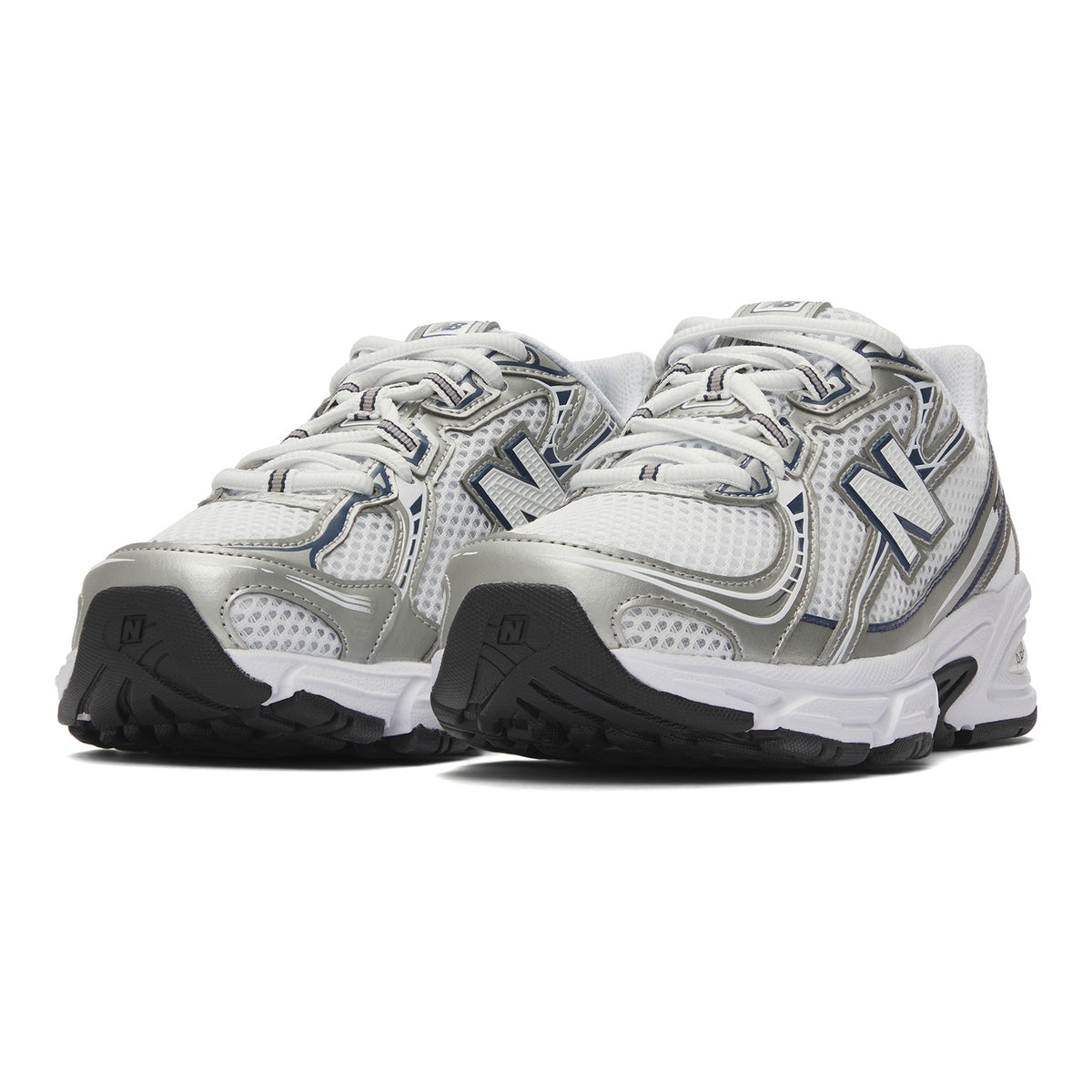 New Balance 740v2 Unisex Mesh Running Shoes – White/Silver/Navy