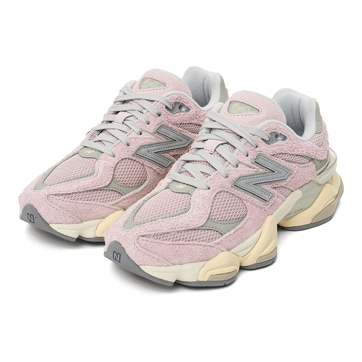 New Balance 9060 Unisex Chunky Suede Lifestyle Sneakers – Pink/Grey
