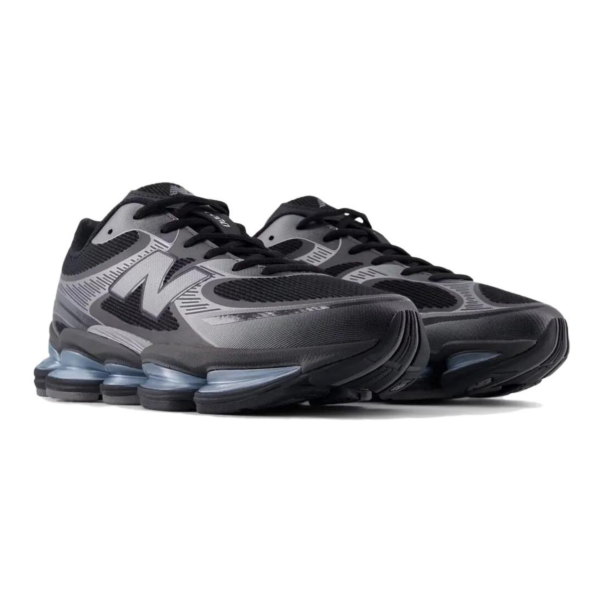 New Balance ABZORB 2000 Unisex Mesh Lifestyle Running Sneakers – Silver/Black