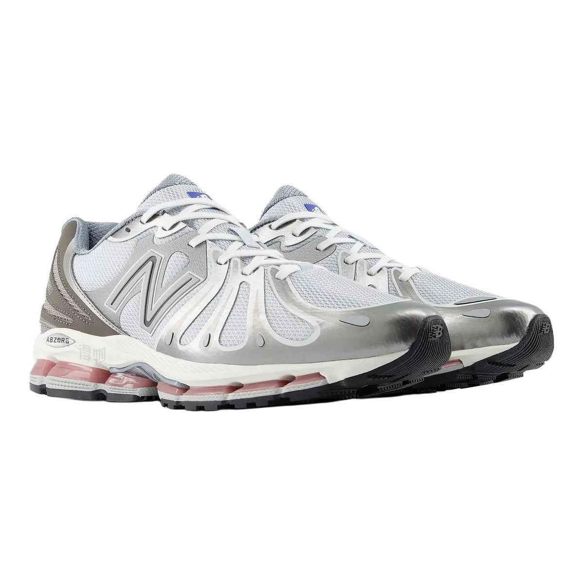 New Balance 1890 Unisex Mesh Lifestyle Running Sneakers – Silver Metallic/Pink