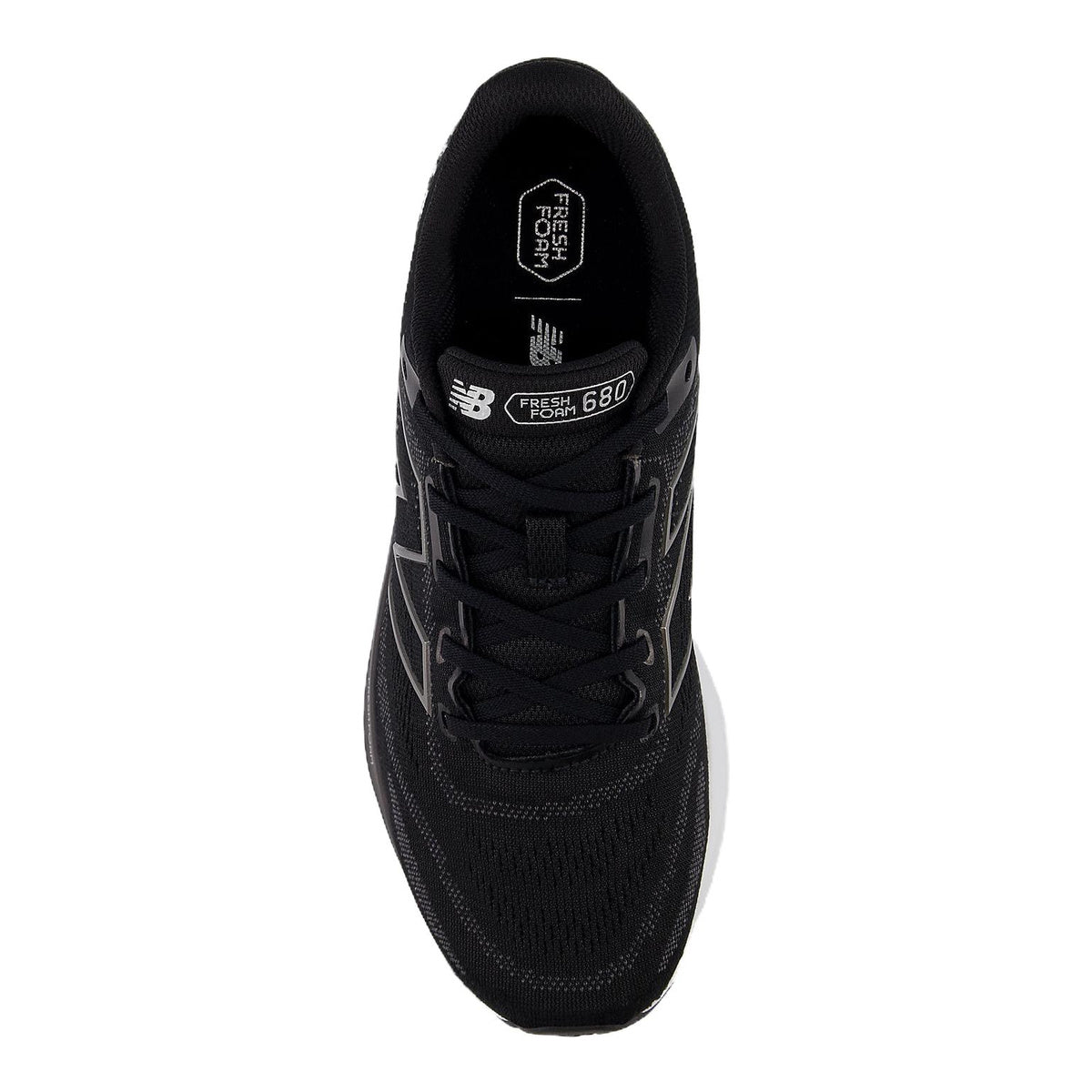 New Balance Fresh Foam 680 v8 Unisex Running Shoes - Black/White
