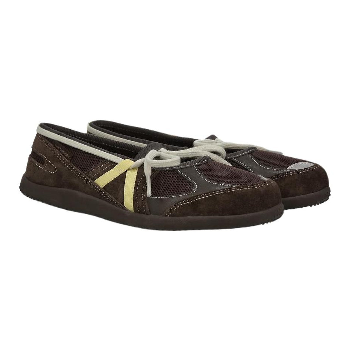 New Balance x SUNLOVE Flat Breeze Unisex Suede Slip-On Flats – Dark Brown/Butter