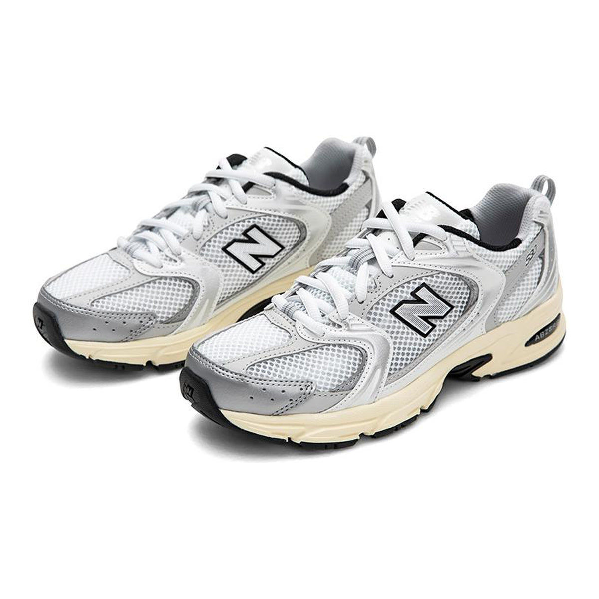 New Balance 530 Unisex Breathable Mesh Lifestyle Sneakers – Silver/Black