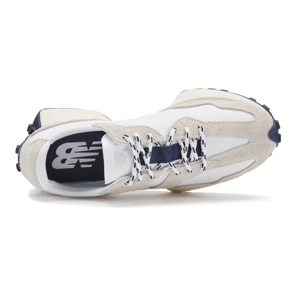 New Balance 327 Unisex Suede Lifestyle Sneakers – White/Cream