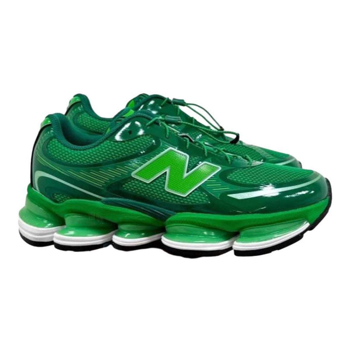 New Balance ABZORB 2000 Biblioteca Unisex Mesh Lifestyle Running Sneakers – Triple Green