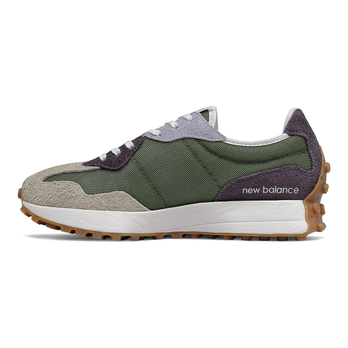 New Balance 327 Unisex Suede Lifestyle Sneakers – Forest Green/Grey