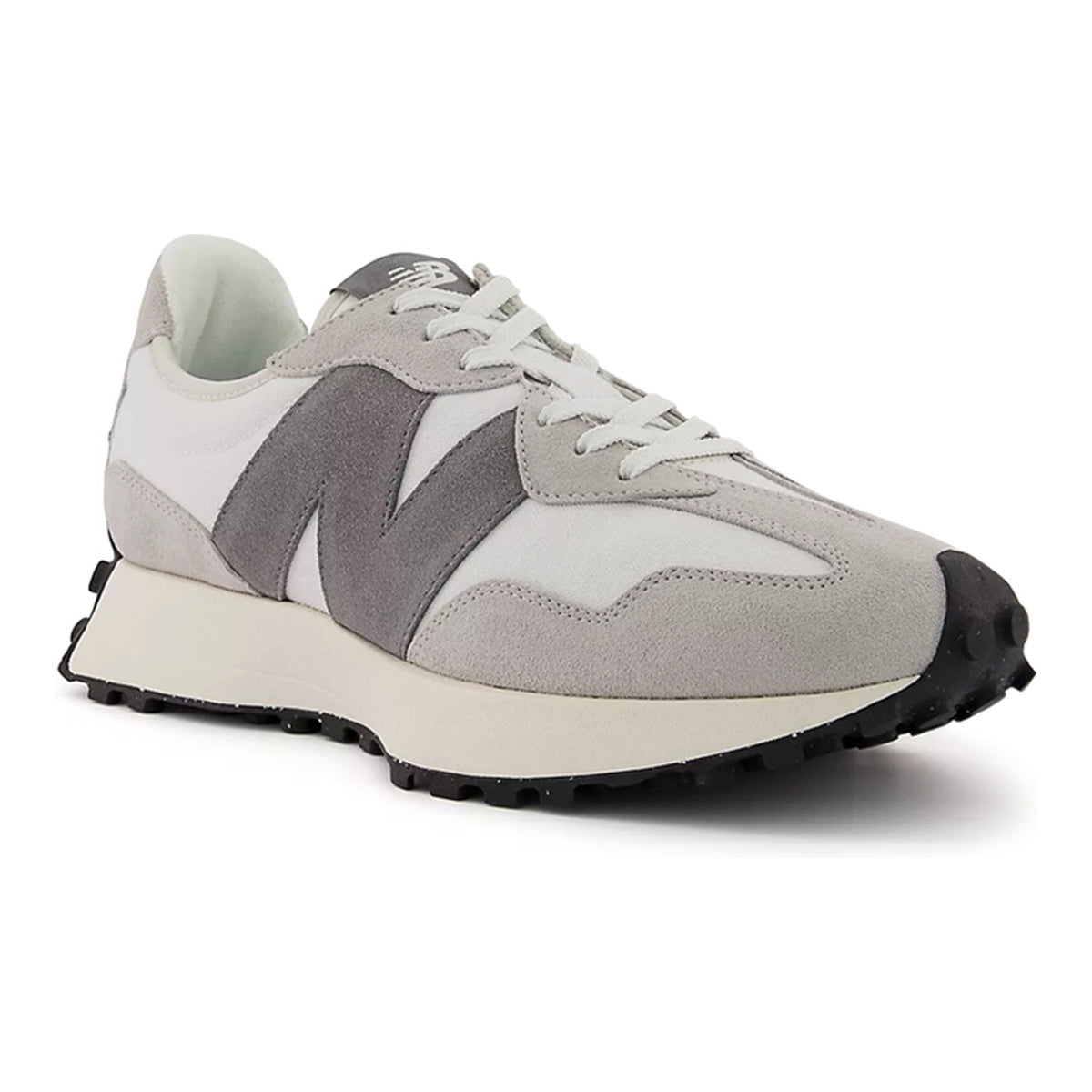 New Balance 327 Unisex Suede Lifestyle Sneakers – White/Grey