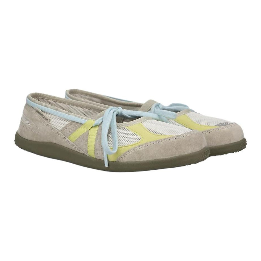 New Balance x SUNLOVE Flat Breeze Unisex Suede Slip-On Flats – Oatmeal/Lemon