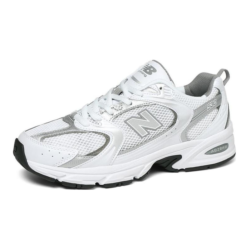 New Balance 530 Y2K Unisex Mesh Running Shoes – Silver/White
