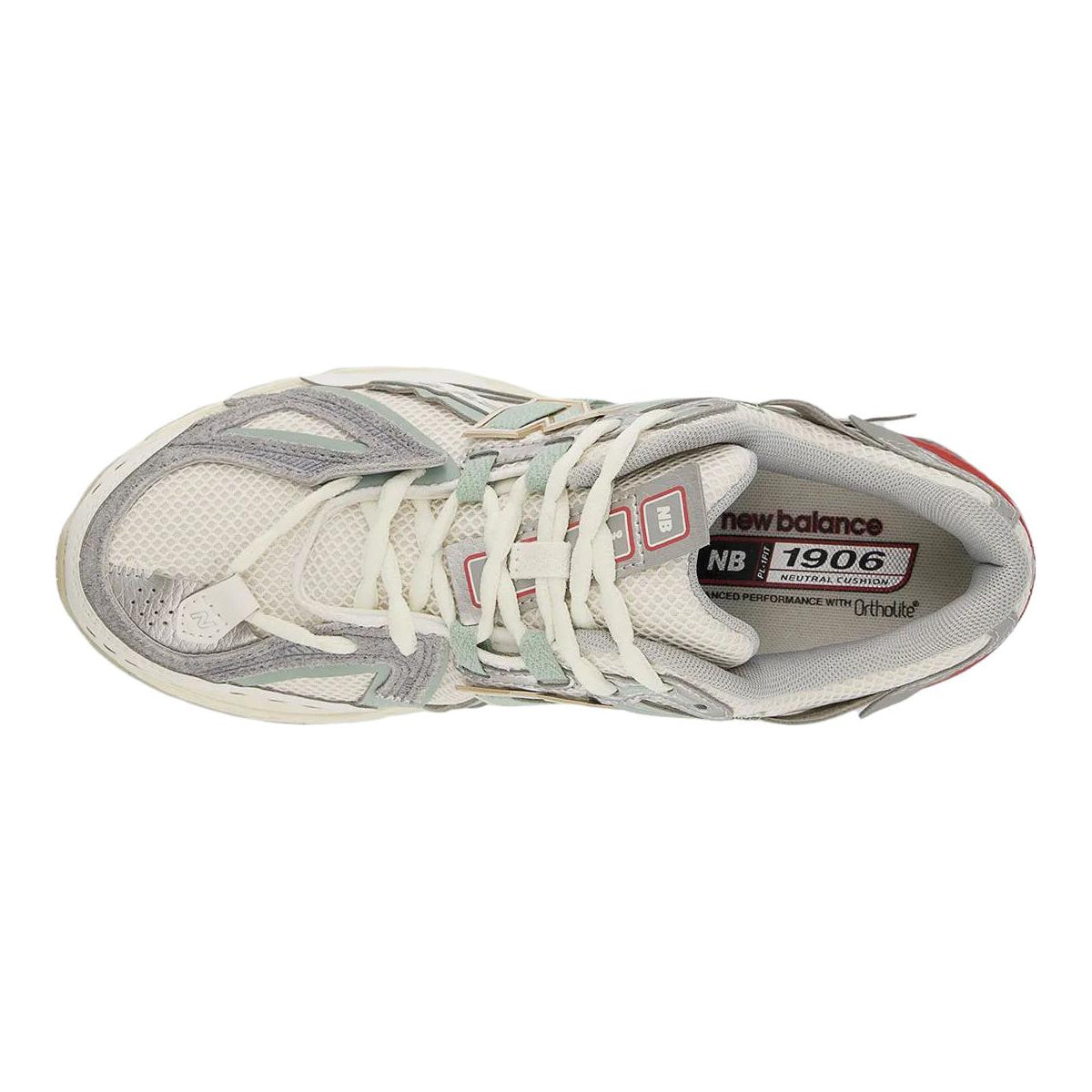 New Balance 1906A Unisex Mesh Lifestyle Running Sneakers – Beige/Green