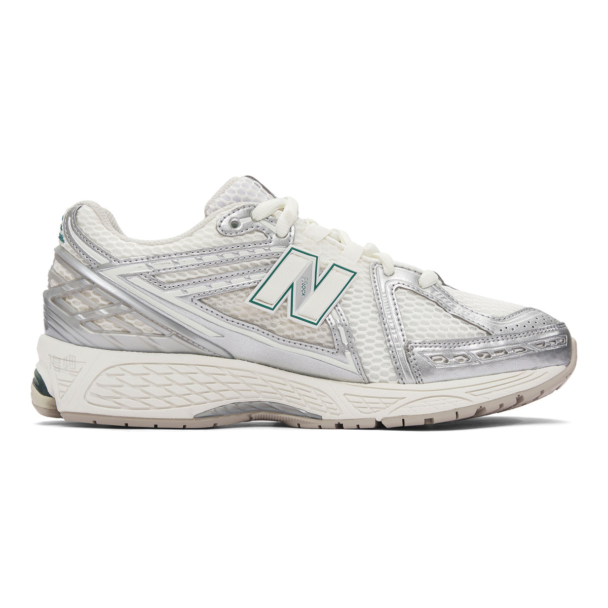 New Balance 1906R Unisex Mesh Lifestyle Running Sneakers – White/Silver/Green