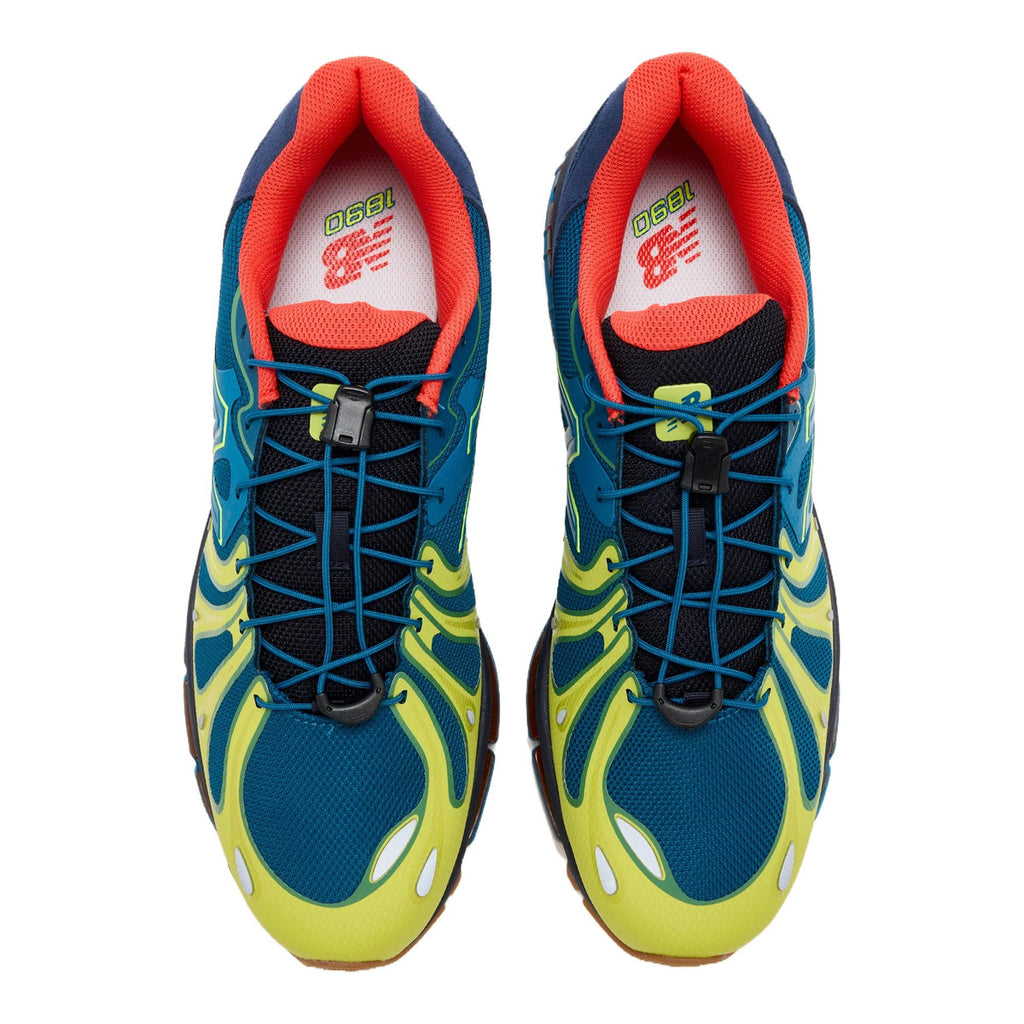 New Balance 1890 Unisex Mesh Lifestyle Running Sneakers – Teal/Sulphur Yellow