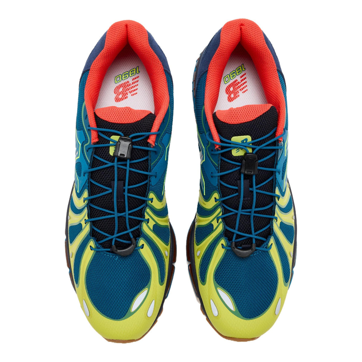New Balance 1890 Unisex Mesh Lifestyle Running Sneakers – Teal/Sulphur Yellow