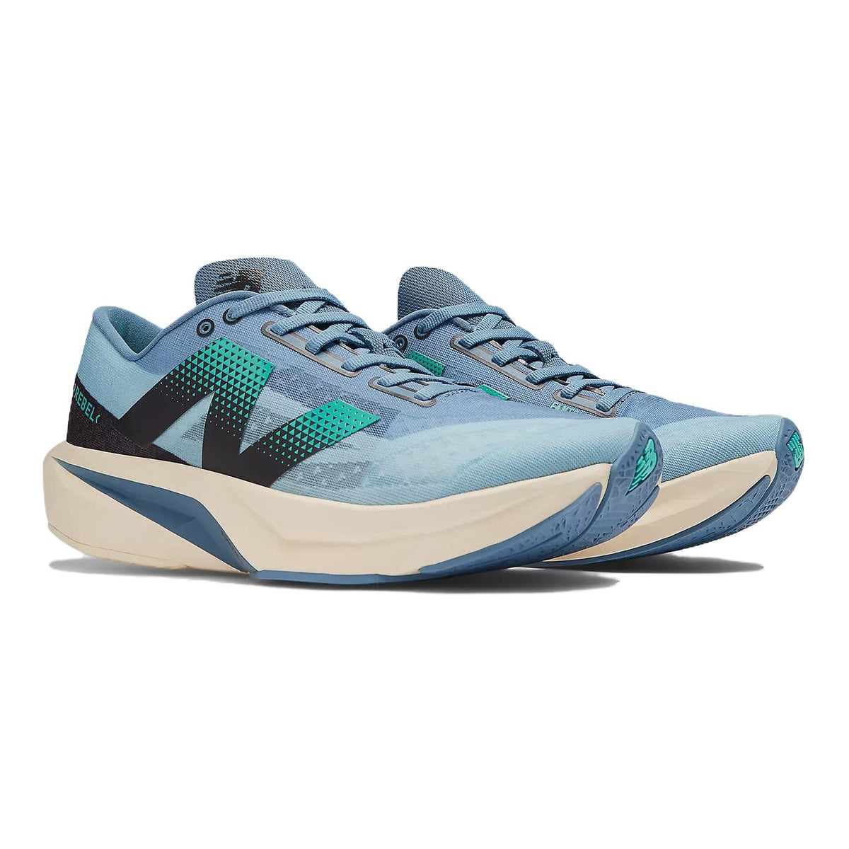 New Balance FuelCell Rebel v4 Unisex Lightweight Running Shoes – Sky Blue/Jade
